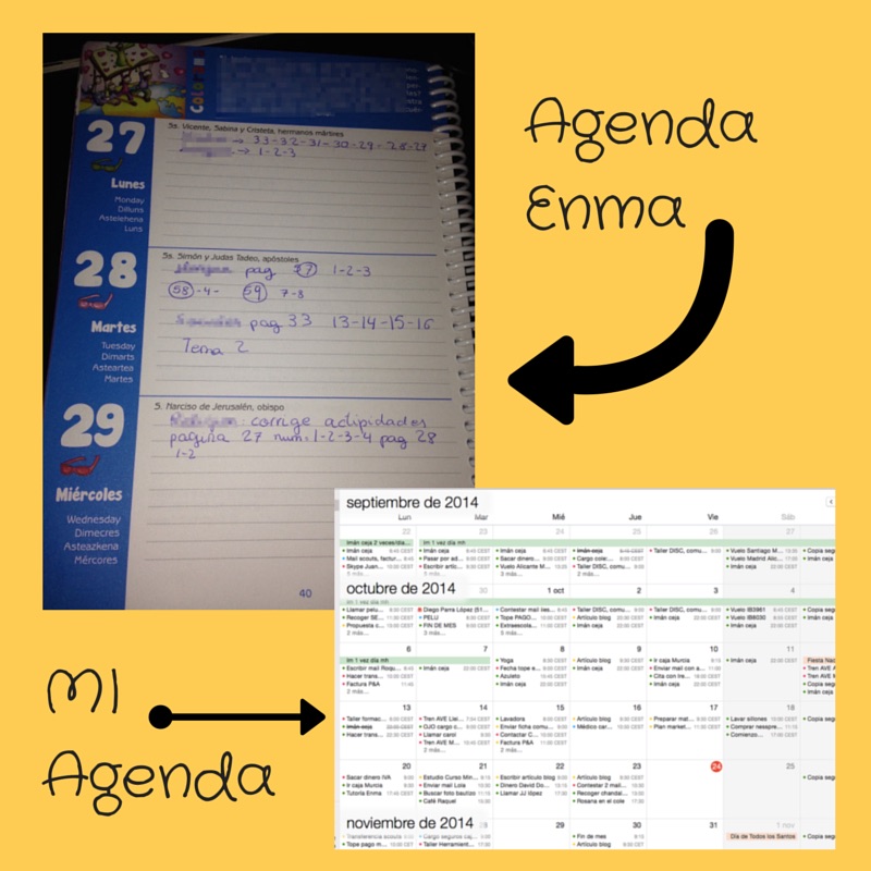 Mi agenda y la de Enma